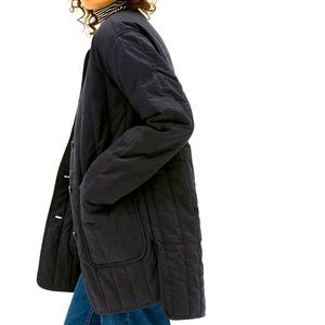 Everlane - Quilted Black Jacket